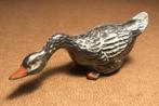 zwaan, miniatuur tin, Antiek en Kunst, Antiek | Tin, Ophalen of Verzenden