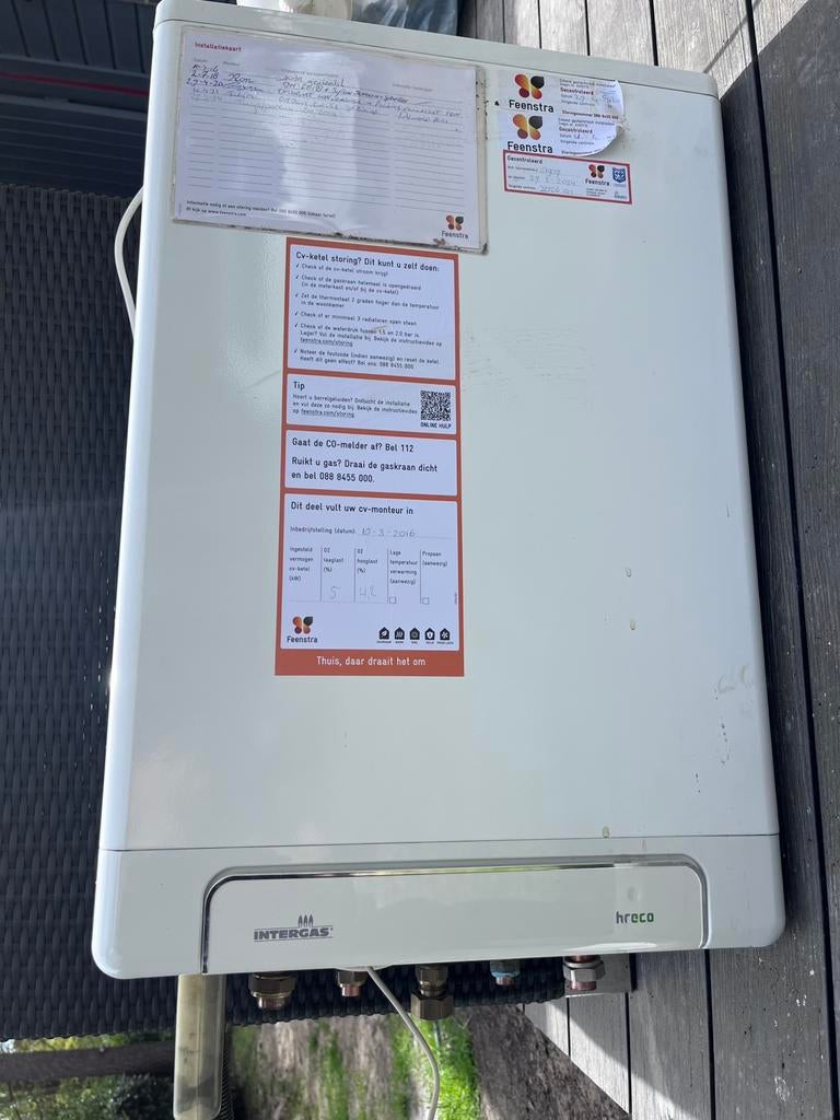 Cv ketel, Ophalen, Gebruikt, 20 tot 100 liter, Aardgas