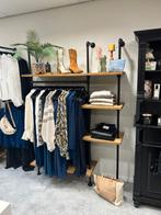 Steigerbuis kledingrek met houten schappen, Ophalen of Verzenden, Nieuw