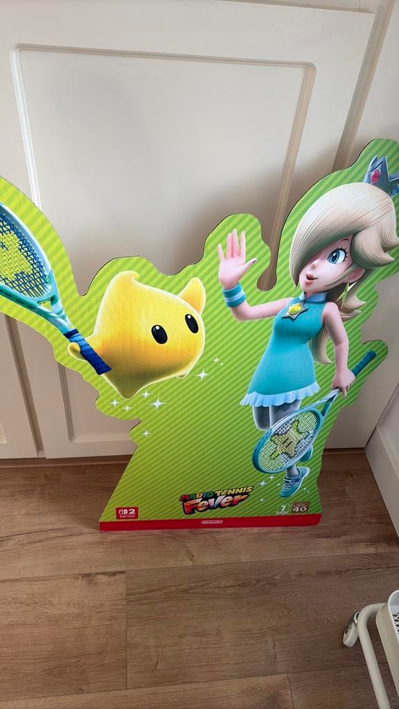 Mario tennis fever rosalina standee rare, Ophalen of Verzenden, Zo goed als nieuw, Wanddecoratie