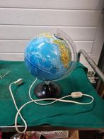wereldbol globe met lamp, Ophalen of Verzenden, 'T Olde Gre-j, Info@toldegrej.nl, Endepoelstraat 20f Didam
