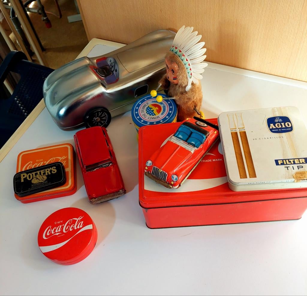 blikken speelgoed en verpakking, Ophalen of Verzenden