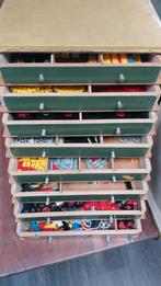 Vintage Lego jaren 70/80 in sorteer kast, Ophalen, Gebruikt, Losse stenen, Lego