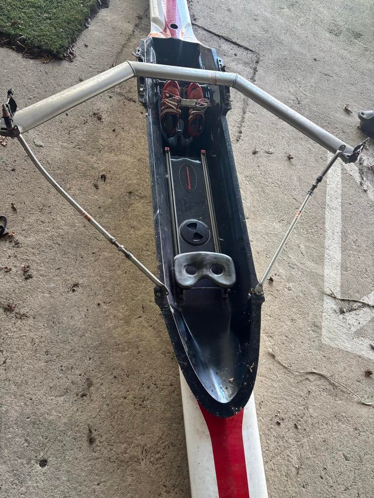 Skif Wintech racing roeiboot, Ophalen, Gebruikt