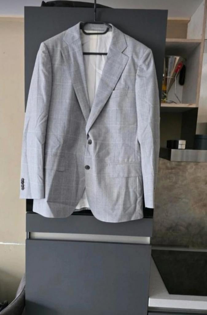mooi getailleerd Colbert suitsupply maat 52, Kleding | Heren, Kostuums en Colberts, Maat 52/54 (L), Ophalen of Verzenden, Grijs