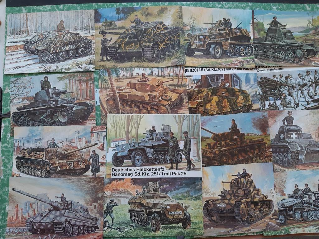 militaire voertuigen tanks 26 gekleurde afbeeldingen, Ophalen of Verzenden, Landmacht, Duitsland, Overige typen