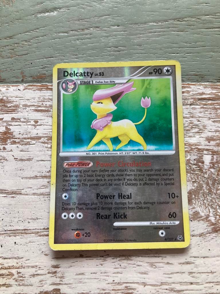 Pokemon kaart Delcatty Reverse Holo, Ophalen of Verzenden, Zo goed als nieuw