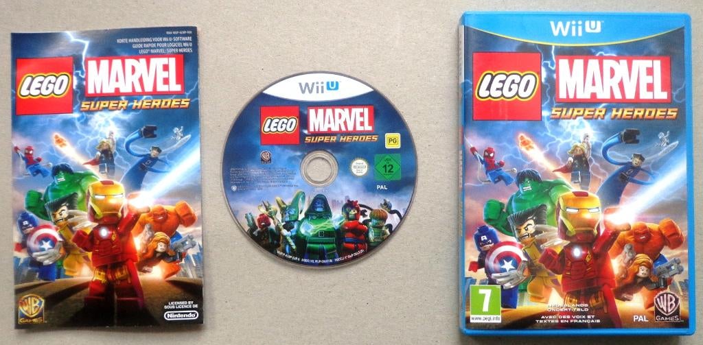 LEGO Marvel Super Heroes voor de Nintendo Wii-U, Avontuur en Actie, 1 speler, Ophalen of Verzenden, Zo goed als nieuw