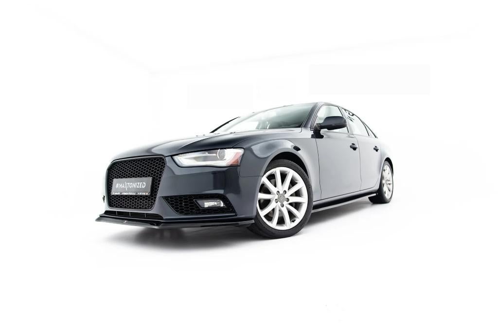 Voorlip sideskirt diffuser spoiler - Audi A4 B8 11-15, Ophalen of Verzenden
