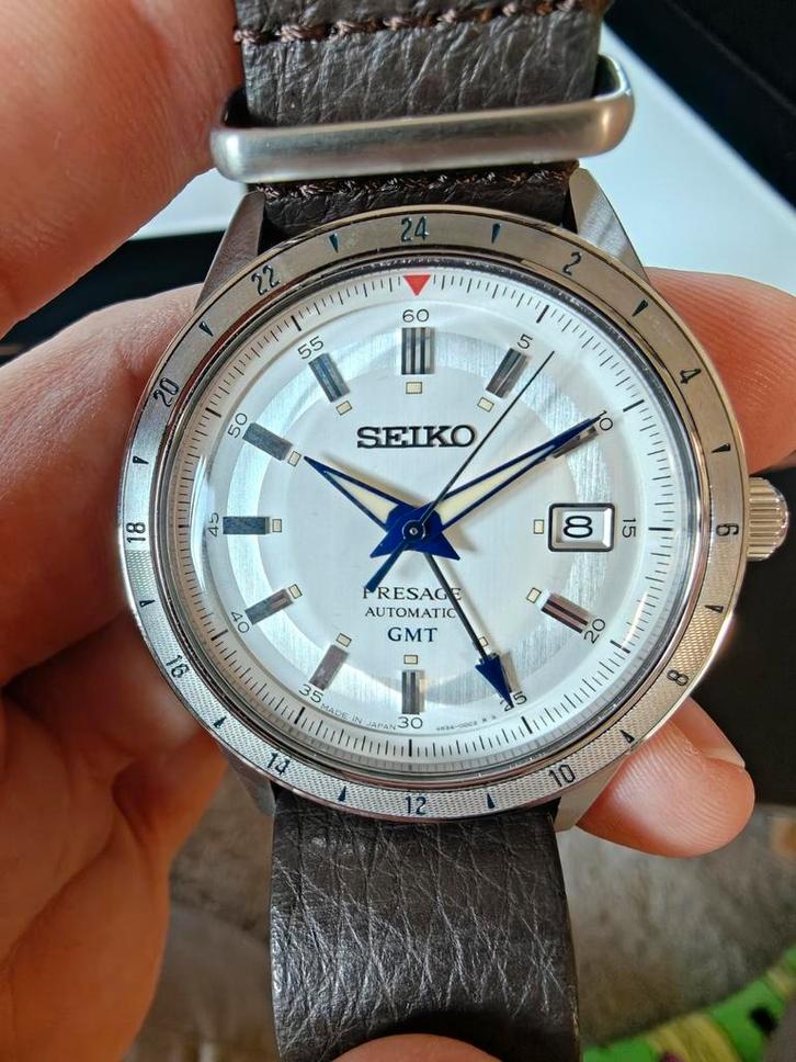 Seiko Presage Automatic SSK015J1 GMT Polshorloge, Sieraden, Tassen en Uiterlijk, Horloges | Heren, Nieuw, Polshorloge, Seiko, Staal