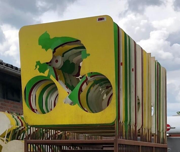 wielrenfietsen voor straatversiering of dorpsfeest, Ophalen, Gebruikt, Overige