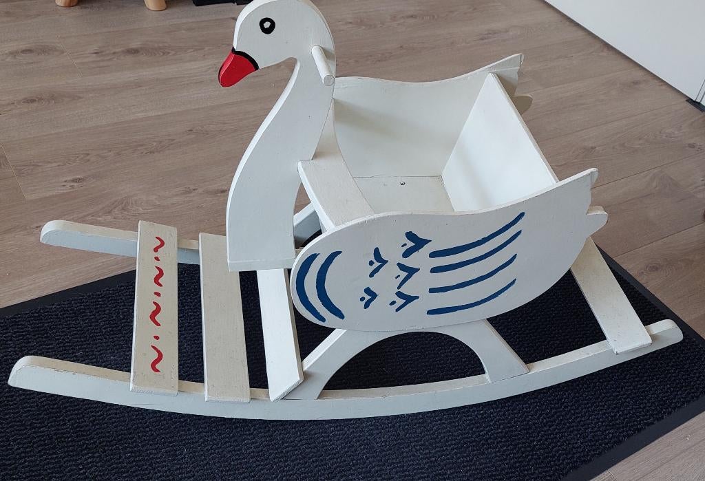 Antiek hobbelzwaan, Ophalen, Gebruikt