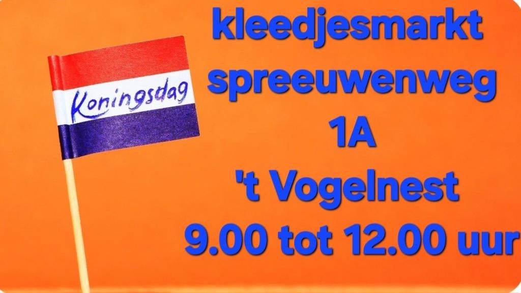Koningsdag kleedjes markt, Ophalen