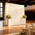 Mooie witte tule backdrop te huur, Ophalen, Nieuw, Overige