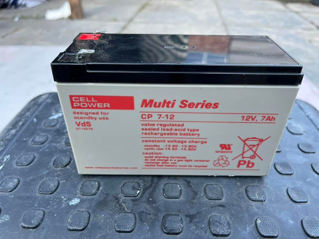 Multi Series Cellpower CP7- 12V - 7AH, Ophalen
