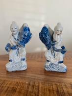 Antieke chinese kast beeldjes van porselein, Antiek en Kunst, Ophalen of Verzenden