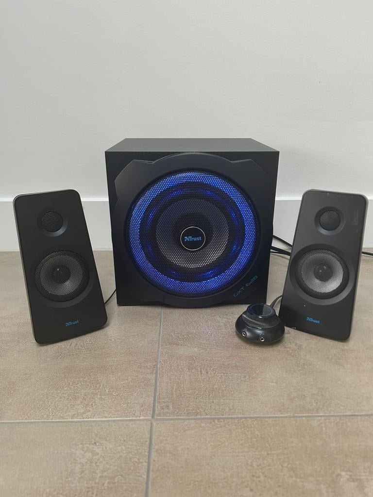 Trust GXT 628 geluidssysteem met subwoofer, Computers en Software, Pc speakers, Ophalen, Zo goed als nieuw