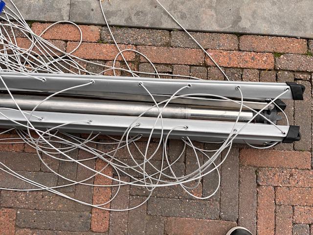 Defecte Droogmolen Brabantia droogrek geplastificeerd metaal, Tuin en Terras, Droogmolens en Wasrekken, Ophalen, Gebruikt, Droogmolen