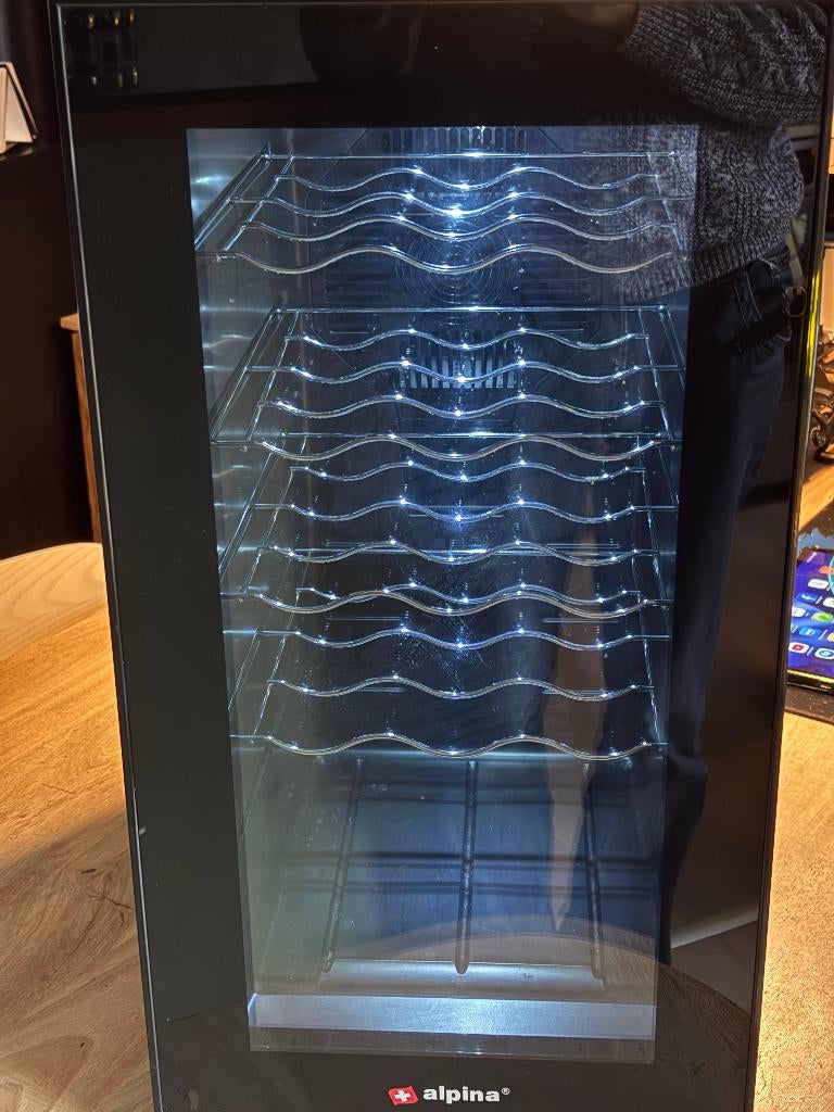 Alpina Wijnkoelkast 50L, Witgoed en Apparatuur, Koelkasten en IJskasten, Ophalen, Minder dan 75 liter, Energieklasse A of zuiniger