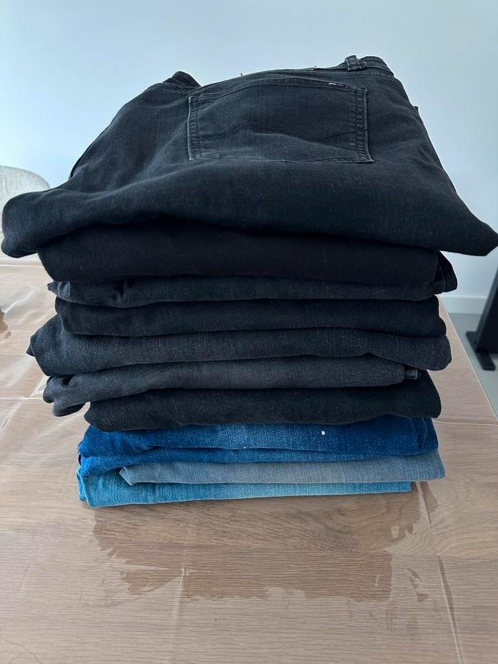 Partij herenjeans - Diverse maten en kleuren, Kleding | Heren, Spijkerbroeken en Jeans, Gedragen, Overige jeansmaten, Overige kleuren