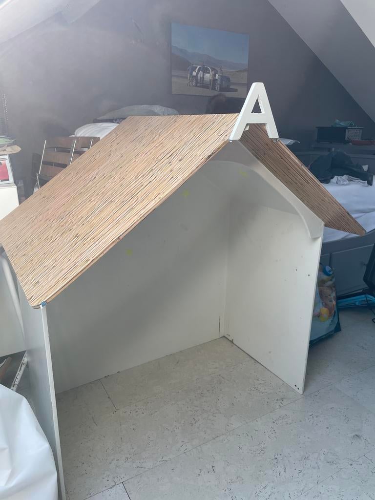 Huisje voor Flexa bed, Kinderen en Baby's, Kinderkamer | Bedden, Ophalen, Gebruikt, Minder dan 140 cm, 70 tot 85 cm