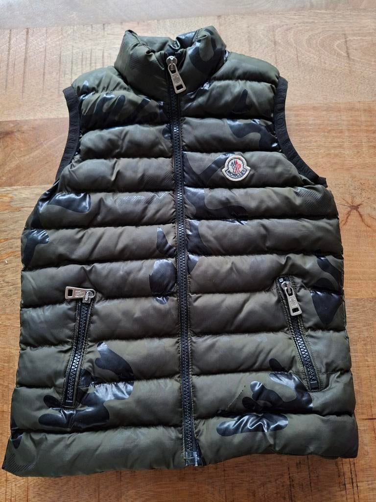 Moncler kinder bodywarmer maat 6 (ongeveer 116/122, Ophalen of Verzenden, Jongen of Meisje, Jas