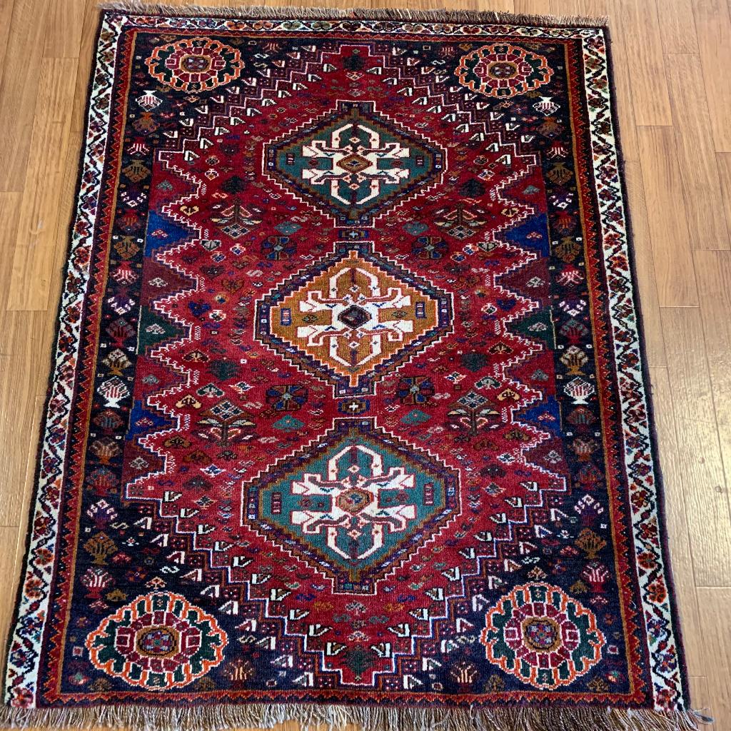 Trendy Origineel Perzisch tapijt Kaskay  148x120 vloerkleed, TTM Wonen, Meubels – (Perzische) Tapijten en Woonaccessoires, Taag 63, 2491 CS, Den Haag (Forepark)