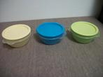3 Tupperware Bakjes ( klikdeksel, 400 ml ), Huis en Inrichting, Keuken | Tupperware, Ophalen of Verzenden, Gebruikt, Bak of Kom