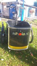 Elektrische nihola bakfiets gebruikt, Ophalen, Gebruikt, 1 kind, Huif