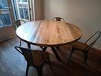 Mango Houten Eettafel Ronde 150cm, Huis en Inrichting, Tafels | Eettafels, 150 tot 200 cm, Rond, Zo goed als nieuw, Vijf personen of meer