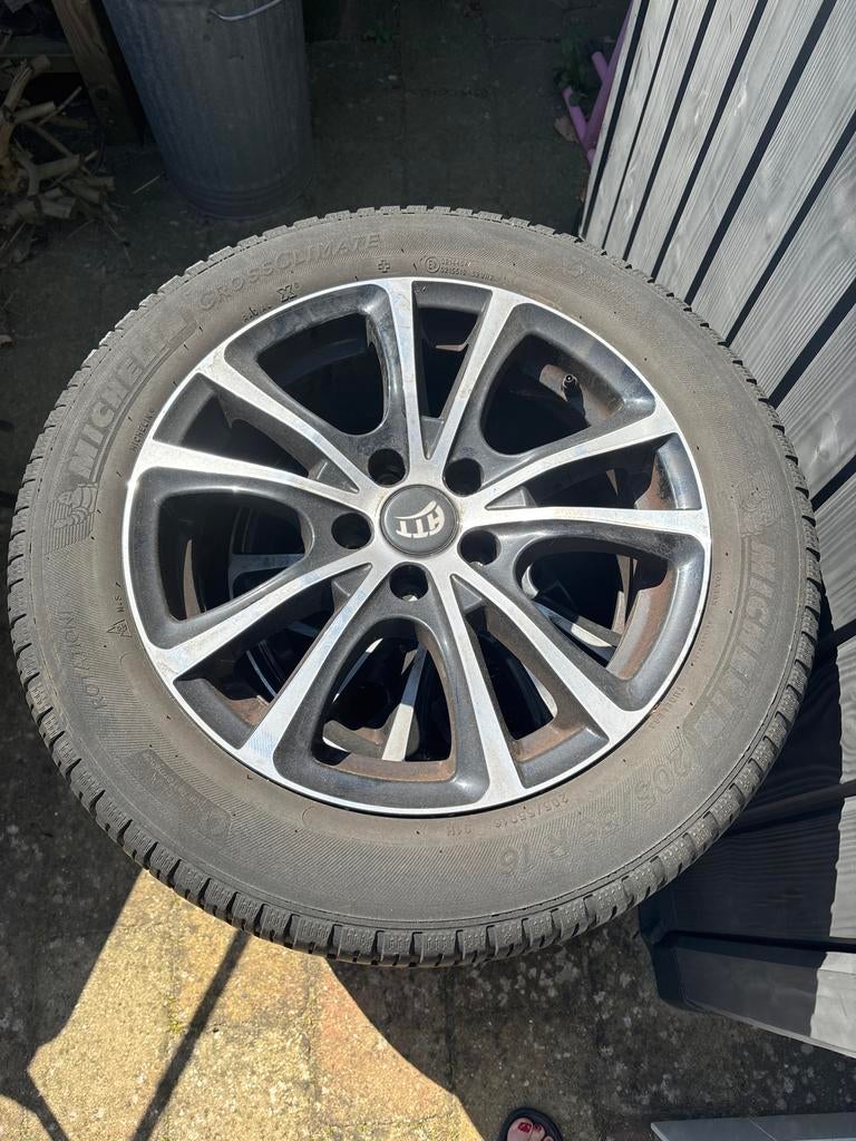 Set 4 Michelin CrossClimate wielen/4 winterband Continental, Auto-onderdelen, Banden en Velgen, Banden en Velgen, All Season, 16 inch