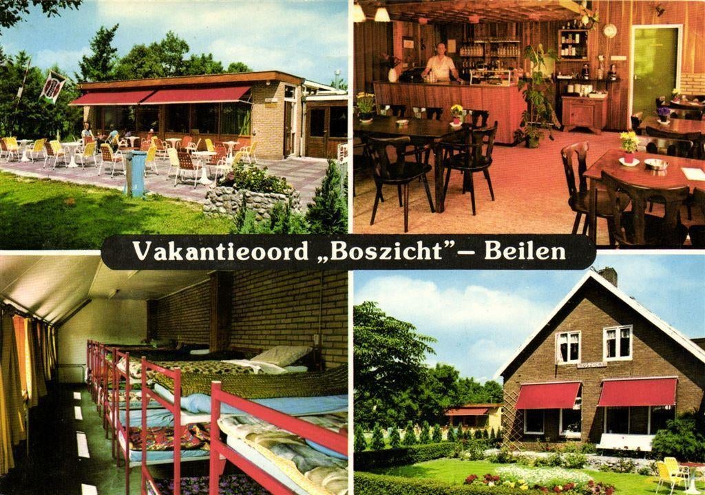Vakantieoord Boszicht - Beilen [Dr.] - 4 afb - 1976 gelopen, Ophalen of Verzenden, Voor 1920, Gelopen, Drenthe