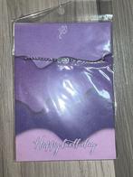 Armband met jaartal 1989 zilver, Sieraden, Tassen en Uiterlijk, Verzenden, Nieuw, Zilver, Staal