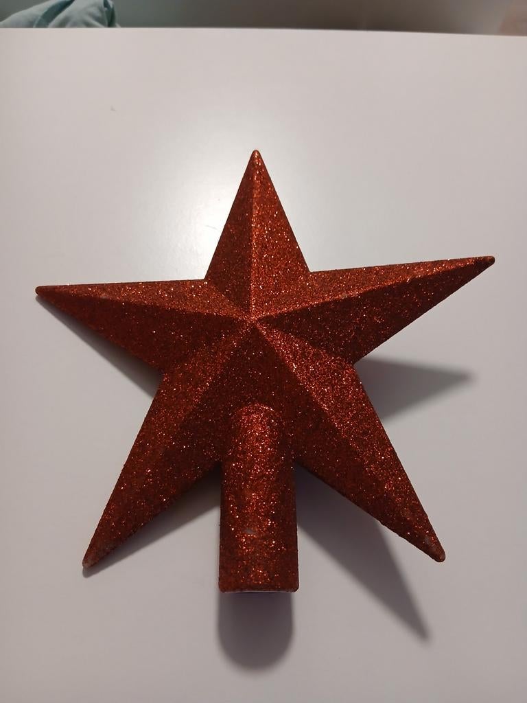 Rode ster als piek, Diversen, Kerst, Ophalen, Gebruikt