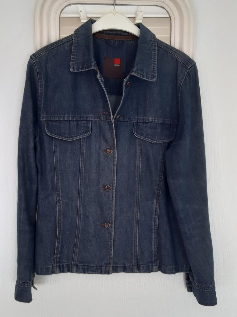 Dames spijkerjasje maat 38 merk Hammer, Maat 38/40 (M), Blauw, Ophalen of Verzenden, Gedragen