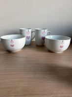 Ontbijtset: 2 mokken + 2 schaaltjes, Ophalen, Nieuw, Overige stijlen, Overige typen