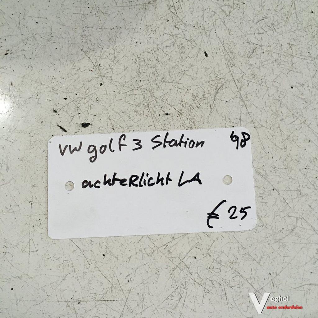 Vw Golf 3 Station 1998  Achterlicht Links, Gebruikt, -, -, Ophalen of Verzenden