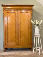 Brocante biedermeier kast buffetkast vintage servieskast, Ophalen, Gebruikt, 100 tot 150 cm, Eikenhout