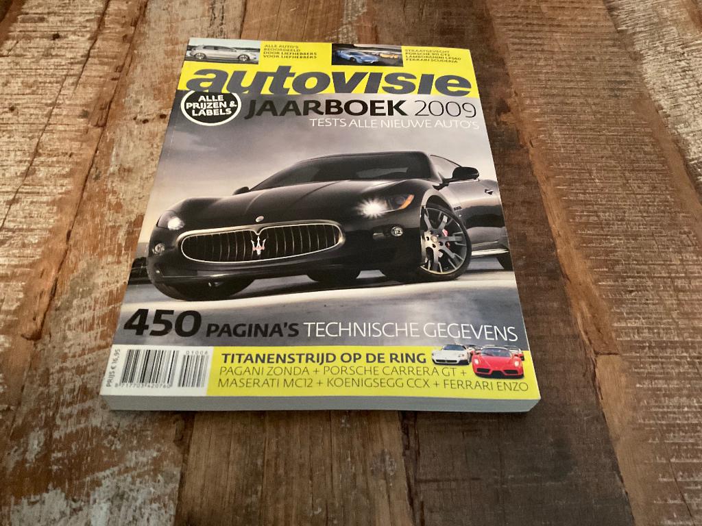 Autovisie jaarboek 2009, Ophalen of Verzenden, Zo goed als nieuw, Algemeen