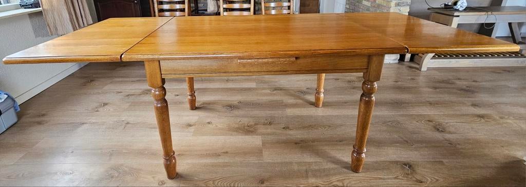 Uitklapbare eettafel, Ophalen, Gebruikt, 50 tot 100 cm, Vijf personen of meer