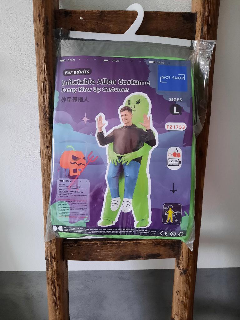 Examenstunt feestpak Alien nieuw, Kleding | Heren, Carnavalskleding en Feestkleding, Carnaval, QCS Feestkostuums, Nieuw, Overige maten