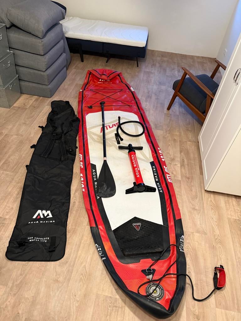 Aqua Marina Atlas SUP board suppen, Watersport en Boten, Suppen, Ophalen, Zo goed als nieuw, SUP-boards