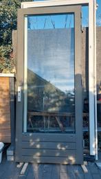 Enkele deur met kozijn achterdeur tuindeur, Deurkozijn, Zo goed als nieuw, Inclusief glas, 225 cm of meer