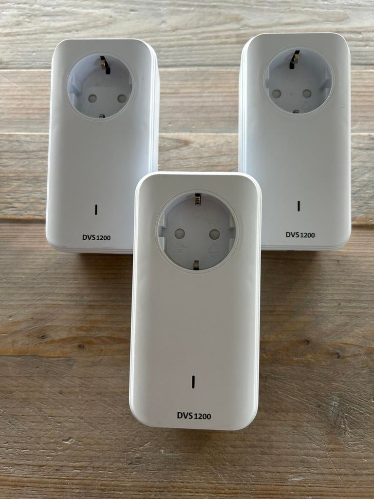 DVS 1200 Powerline adapters (3 stuks), Ophalen of Verzenden, Gebruikt