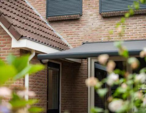 Degalux Zonnescherm Antraciet 3200x2000mm Elektrisch, Tuin en Terras, Zonneschermen, Ophalen, 150 tot 300 cm, 250 cm tot 450 cm