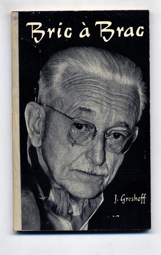   Greshoff, Jan - Bric à brac (1957 1e dr)