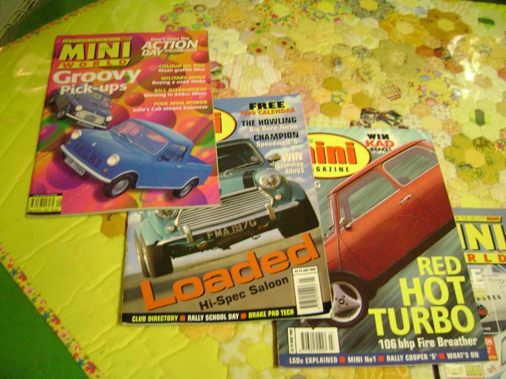 6 boeken/tijdschriften over de Mini, Ophalen of Verzenden, Zo goed als nieuw, Overige merken