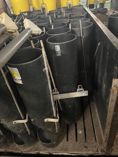 Groba voerbakken, brijbakken zwart met snelwisselaar, Dieren en Toebehoren