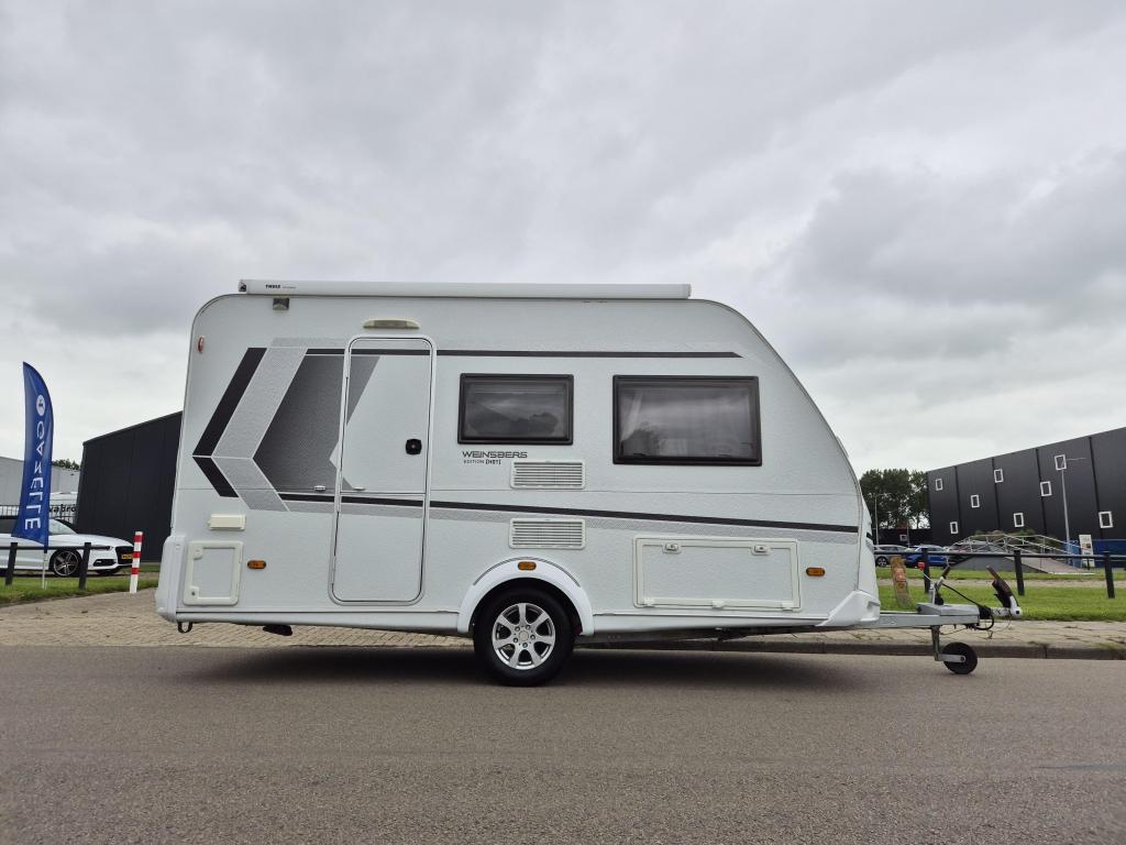 Weinsberg CaraTwo 390 QD, Caravans en Kamperen, Caravans, Overige merken, Kachel, Bedrijf, Treinzit
