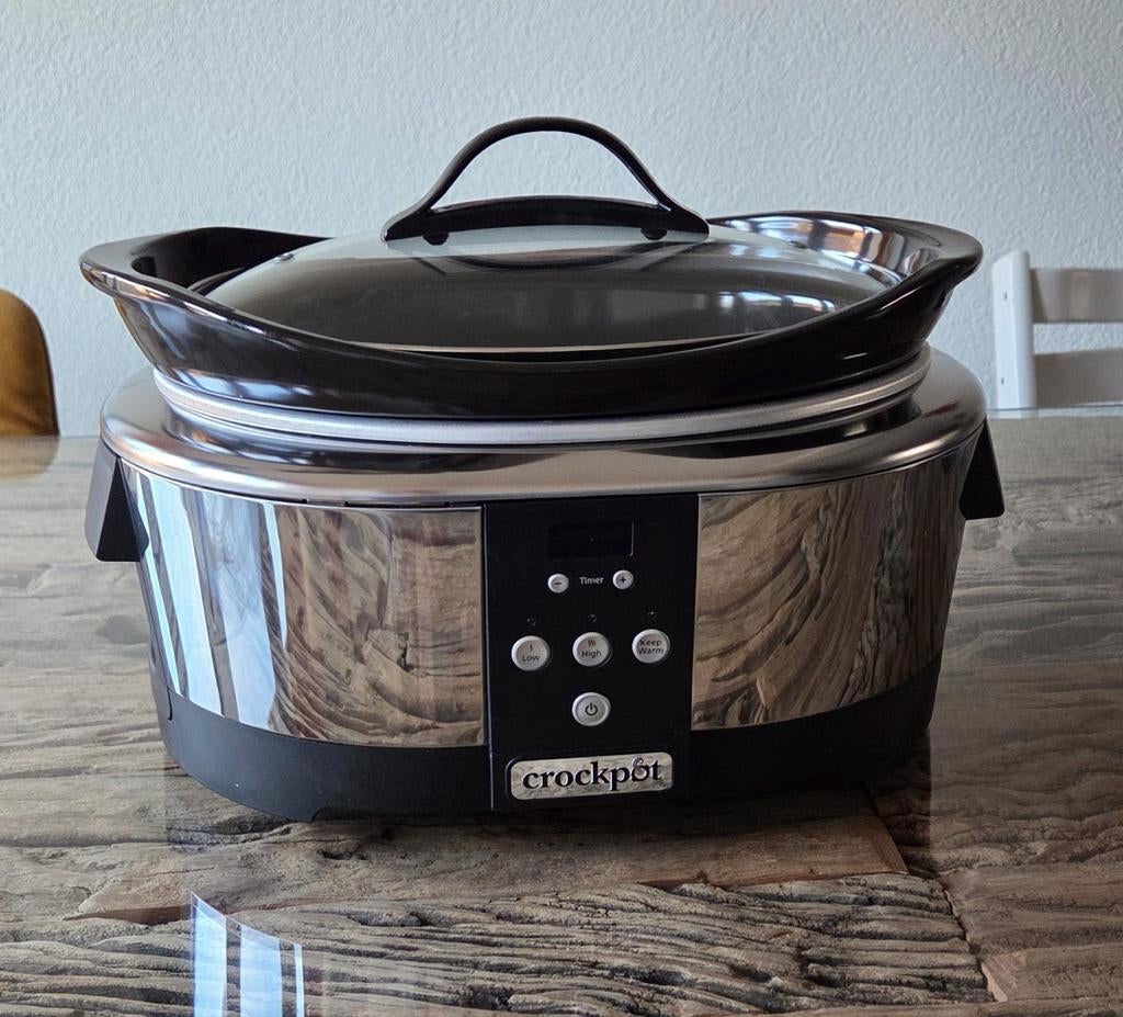 Crock-Pot slowcooker, Ophalen of Verzenden, Timer, Zo goed als nieuw